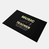 Geschenke Lehrer | Musiklehrer viel Cooler Fußmatte (Schrägansicht)