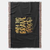 Geschenke Lehrer | Nur der tapfere Lehrer Decke (Vorderseite Vertikal)