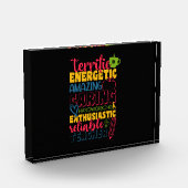 Geschenke Lehrer | Phantastischer Gekümmert Lehrer Fotoblock (Links)