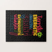 Geschenke Lehrer | Phantastischer Gekümmert Lehrer Puzzle (Horizontal)