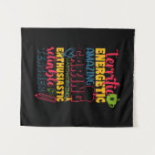 Geschenke Lehrer | Phantastischer Gekümmert Lehrer Wandteppich (Vorderseite (Horizontal))