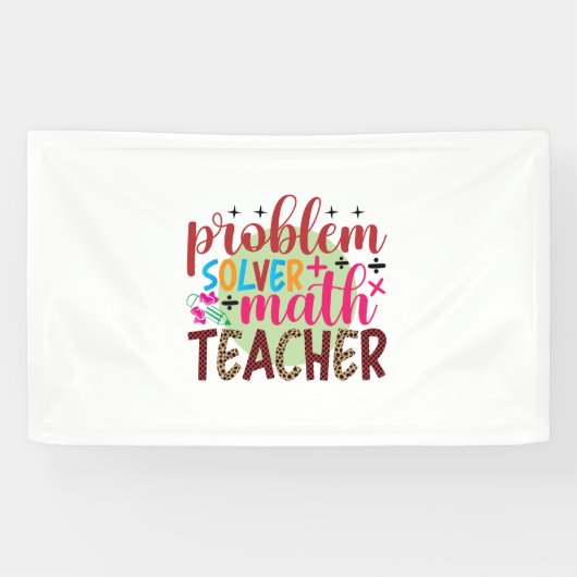Geschenke Lehrer | Problem Solver Match Lehrer Banner (Horizontal)