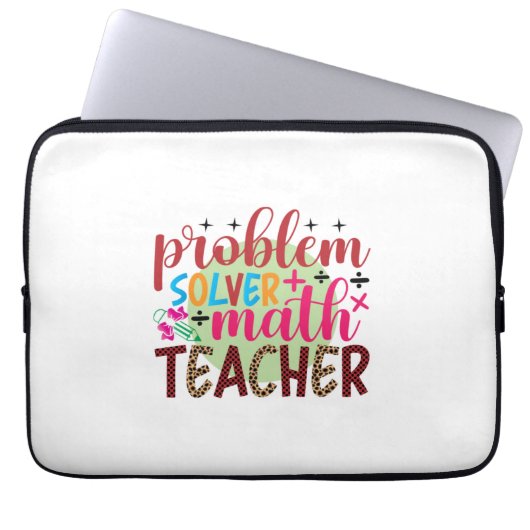 Geschenke Lehrer | Problem Solver Match Lehrer Laptopschutzhülle (Vorderseite)
