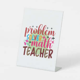 Geschenke Lehrer Problem Solver Match Lehrer Sockelschild