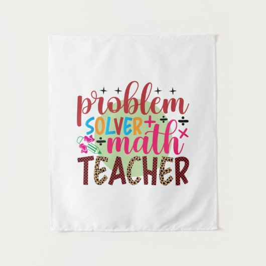 Geschenke Lehrer | Problem Solver Match Lehrer Wandteppich (Vorderseite)