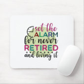 Geschenke Lehrer | Set Alarm für nie ermüdet Mousepad (Mit Mouse)