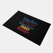 Geschenke Lehrer | Touch Lehrer morgen Fußmatte (Schrägansicht)