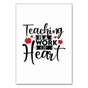 Geschenke Lehrer   Unterrichten ist ein Werk des H Tischnummer