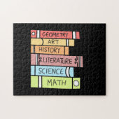 Geschenke Lehrer | Zurück zur Schule Puzzle (Horizontal)