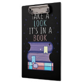 Geschenke lesen in einem Buch Klemmbrett (Links)