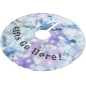 Geschenke los! Weihnachtsbaumrock Polyester Weihnachtsbaumdecke (Schrägansicht)