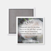 Geschenke Magnet (Vorderseite/Rückseite)