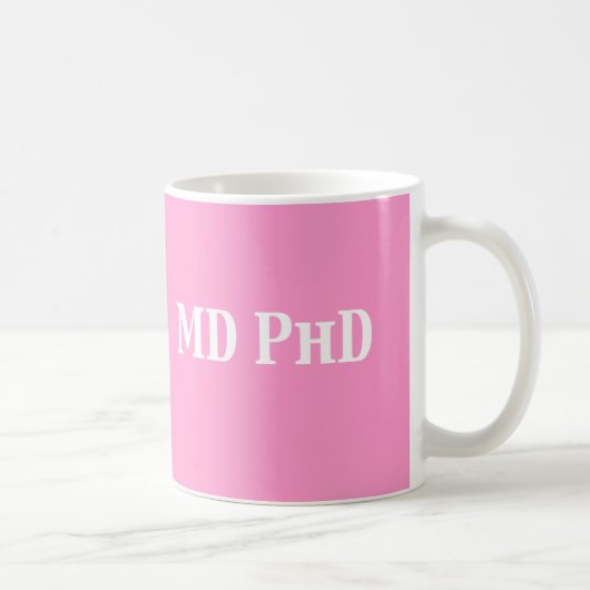Geschenke MD PhD Kaffeetasse (Rechts)