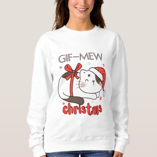 Geschenke meine Weihnachten Sweatshirt (Vorderseite)