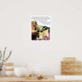 Geschenke mit weichem Rad Terrier Art Poster (Küche)