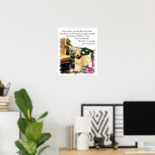 Geschenke mit weichem Rad Terrier Art Poster (Heimbüro)