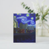 Geschenke: "Nashville Starry Night" von Jack Leppe Postkarte (Stehend Vorderseite)