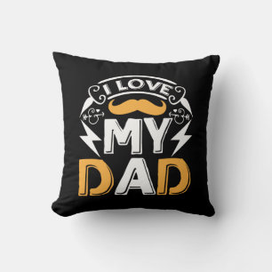 Geschenke Papa Ich liebe meinen Vater Kissen
