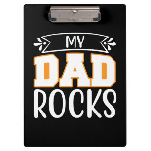 Geschenke Papa Mein Papa ist super Klemmbrett