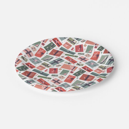 Geschenke Pappteller (Schrägansicht)
