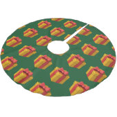 Geschenke Polyester Weihnachtsbaumdecke (Schrägansicht)