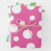 Geschenke präsentiert Polka Dots Geschenkblätter Geschenkpapier Set (Beispiel)