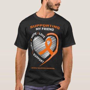 Geschenke Produkte Orange MS Friend Multiple Skler T-Shirt
