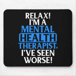Geschenke Psychotherapeutin für Männer Frauen Spaß Mousepad