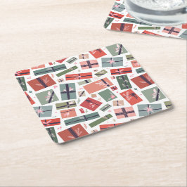 Geschenke Rechteckiger Pappuntersetzer