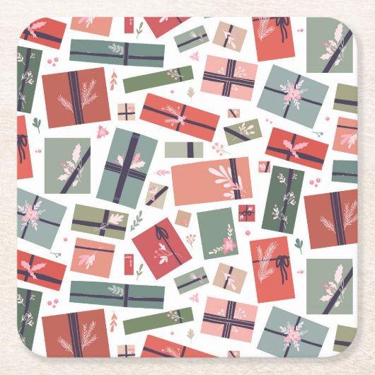 Geschenke Rechteckiger Pappuntersetzer (Vorderseite)