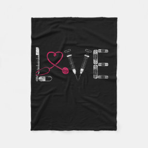 Geschenke RN LPN CNA Ärztliche LIEBE Krankenpflege Fleecedecke