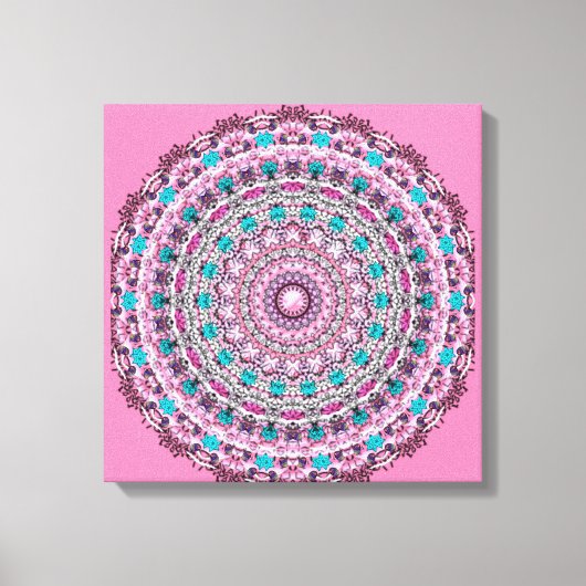 Geschenke ROSE PINK Leinwanddruck (Vorderseite)