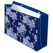 GESCHENKE SCHLEPPTIGERE IN BLUE GROßE GESCHENKTÜTE (Vorderseite Schrägansicht)