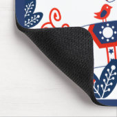 Geschenke schwedischer und finnischer Volkskunst Mousepad (Ecke)