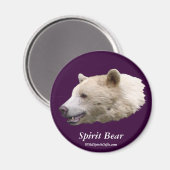 Geschenke "Spirit Bear" Magnet (Vorderseite/Rückseite)