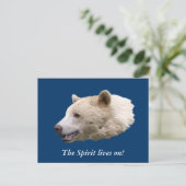 Geschenke "Spirit Bear" Postkarte (Stehend Vorderseite)