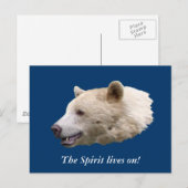 Geschenke "Spirit Bear" Postkarte (Vorne/Hinten)