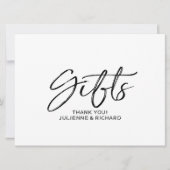 "Geschenke" | Stilvolle Handschrift (Vorderseite)
