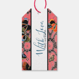 GESCHENKE TAG MIT LIEBE ANTIQUE LACE INDIVIDUELLE  GESCHENKANHÄNGER