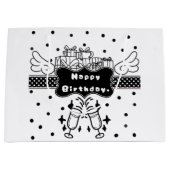 Geschenke Tasche für deinen Lieben. Große Geschenktüte (Vorderseite)