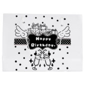 Geschenke Tasche für deinen Lieben. Große Geschenktüte (Rückseite)