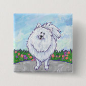 Geschenke und Accessoires aus weißem Spitz Button (Vorderseite)