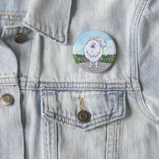 Geschenke und Accessoires aus weißem Spitz Button (Beispiel)