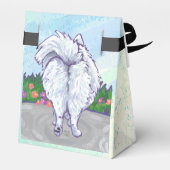 Geschenke und Accessoires aus weißem Spitz Geschenkschachtel (Rückseite)