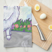 Geschenke und Accessoires aus weißem Spitz Handtuch (Viertel Falte)