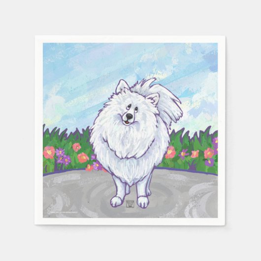 Geschenke und Accessoires aus weißem Spitz Serviette (Vorderseite)