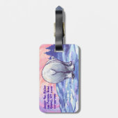 Geschenke und Accessoires für Polarbären Gepäckanhänger (Rückseite vertikal)