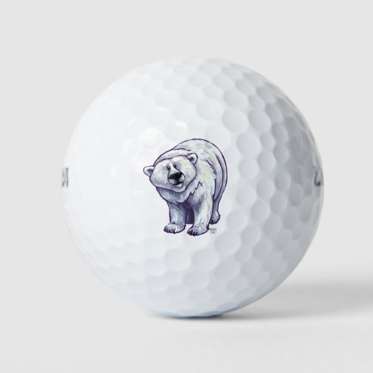 Geschenke und Accessoires für Polarbären Golfball (Vorderseite)
