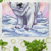 Geschenke und Accessoires für Polarbären Handtuch (Gefaltet)