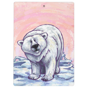 Geschenke und Accessoires für Polarbären Klemmbrett